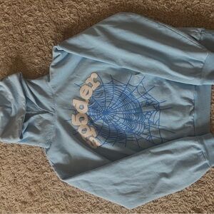 NEW Sp5der Web Hoodie SKY BLUE (spider) ALL SIZES (S-XL)